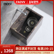 Washing mop pool 58x39 balcony bathroom floor mop pool Dali stone floor French purple color