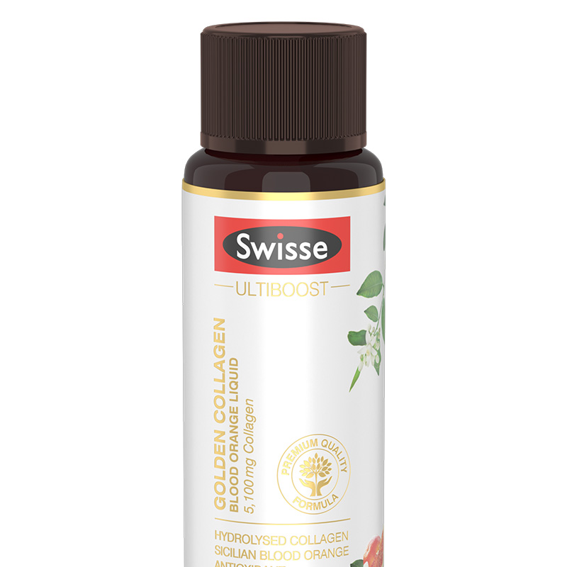 reba recommends australia swisse small q bottle blood orange collagen solution 30ml*7 collagen liquid