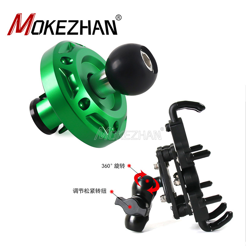 适用川崎ZX4R ZX4RR ZX25R/RR改装上三星螺丝螺母装饰盖手机支架