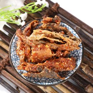 即食香辣鱼皮麻辣鱼皮香酥鱼皮干零食小吃 第二件4元 第三件0元