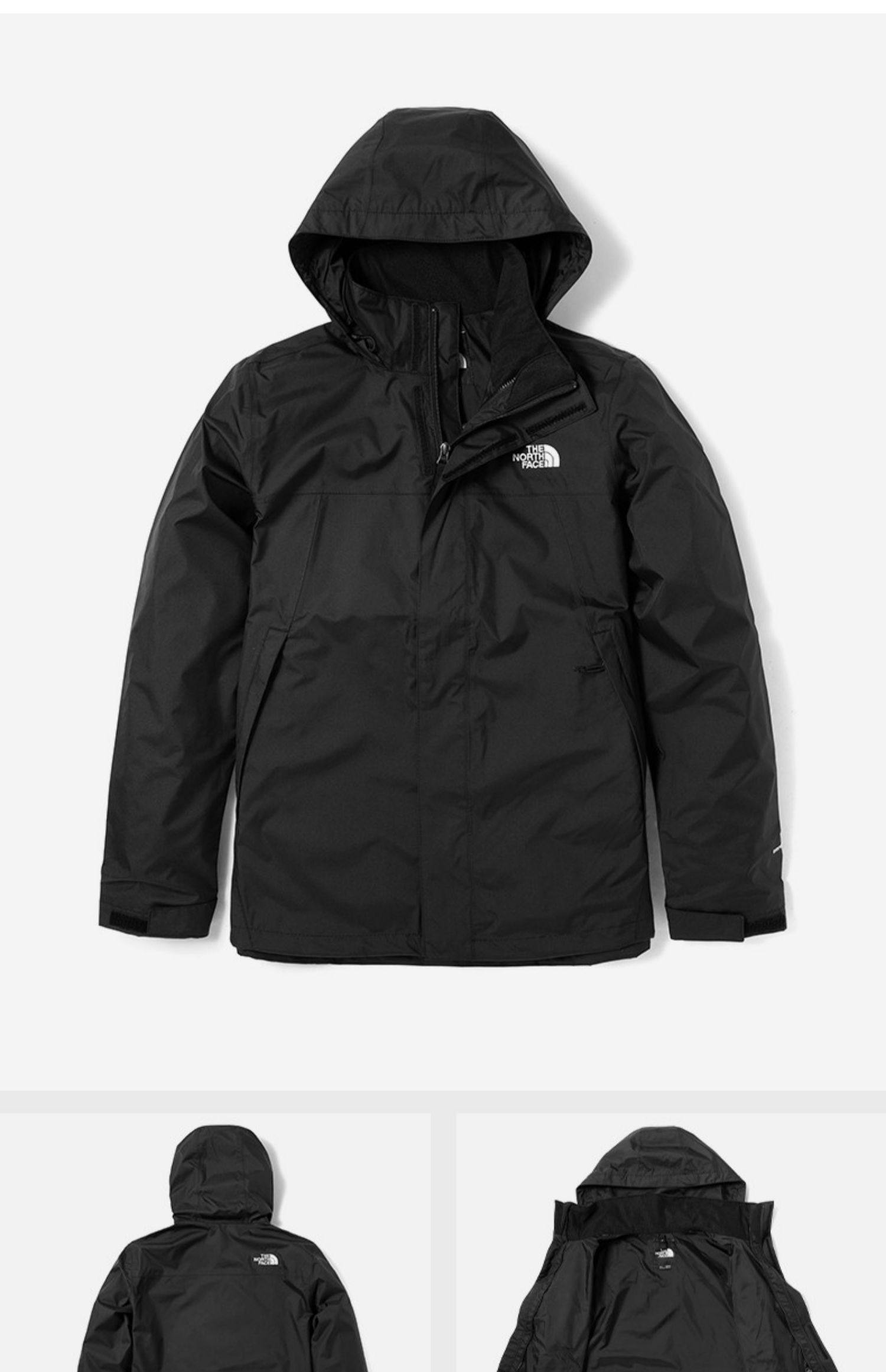 thenorthface北面冲锋衣男春夏新款防风防水透气户外夹克登山外套