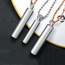 Pendant storage bottle pill safe charm pendant hollow pendant can be opened to hold things