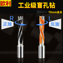 Ouli carpenter drill slot - type blind hole drilling drill hole hinge hole hole hole three in one hole 70mm long