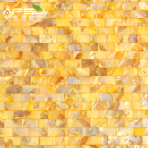 afsj natural shell mosaic Golden bronze dense patchwork seamless Nordic Ikea bar over the table tile background