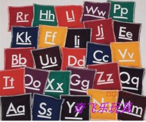 Carlemian Alphabet Sandbag Nursery School Early Teach Sports Equipment Throwing Sandbag Games Outdoor Throwing Toys