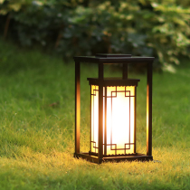 Solar Grass Terrace Lamp Outdoor Courtyard Lamp New Chinese Waterproof Garden Grass Light Outdoor Garden Villa Aisle Light