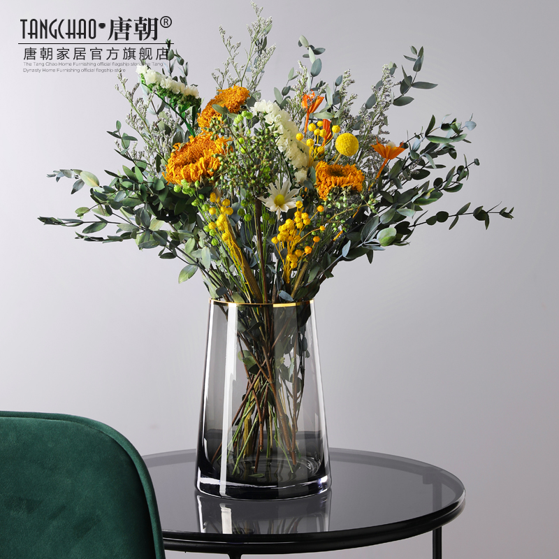 Nordic life simulation flowers sunflower seasoned millet mush sitting room indoor table what dry flower arranging flowers decorated with artificial flowers