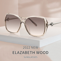 EW sunglasses womens summer 2022 new anti-UV light intense Korean version wave driving special sunscreen sunglasses