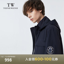 TeenieWeenie bear mens clothing 2021 autumn new short jacket casual hooded jacket loose tide