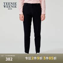 TeenieWeenie Bear mens winter simple and versatile slim temperament suit pants straight casual pants