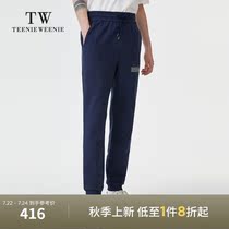 TeenieWeenie bear mens clothing 2021 autumn new loose straight leg sports pants casual pants tide