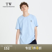 TeenieWeenie bear mens simple casual versatile handsome short-sleeved 2021 summer new T-shirt tide