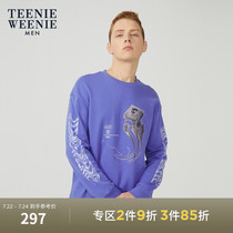 TeenieWeenie bear mens letter casual round neck long sleeve couple sweater 2021 spring new trend