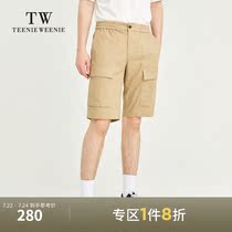 TeenieWeenie bear mens clothing 2021 summer new item pocket overalls loose casual shorts thin section