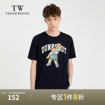 TeenieWeenie bear mens cartoon print casual fashion short-sleeved 2021 summer new T-shirt tide