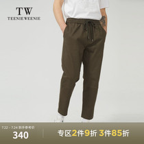 TeenieWeenie bear mens trousers simple tooling small feet casual pants 2021 spring new Xinjiang cotton