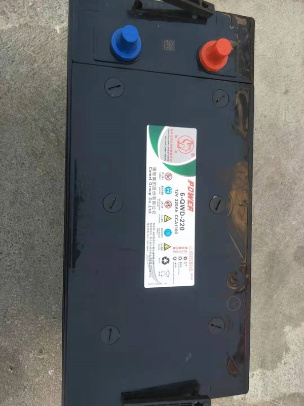 骆驼蓄电池12v220ah 6-qwd-220驻车空调专用蓄电池驻车空调电瓶