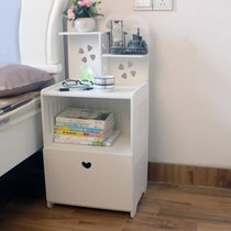 Small table bedroom small creative room female girl storage dormitory mini bedside table rental room decoration square table can be