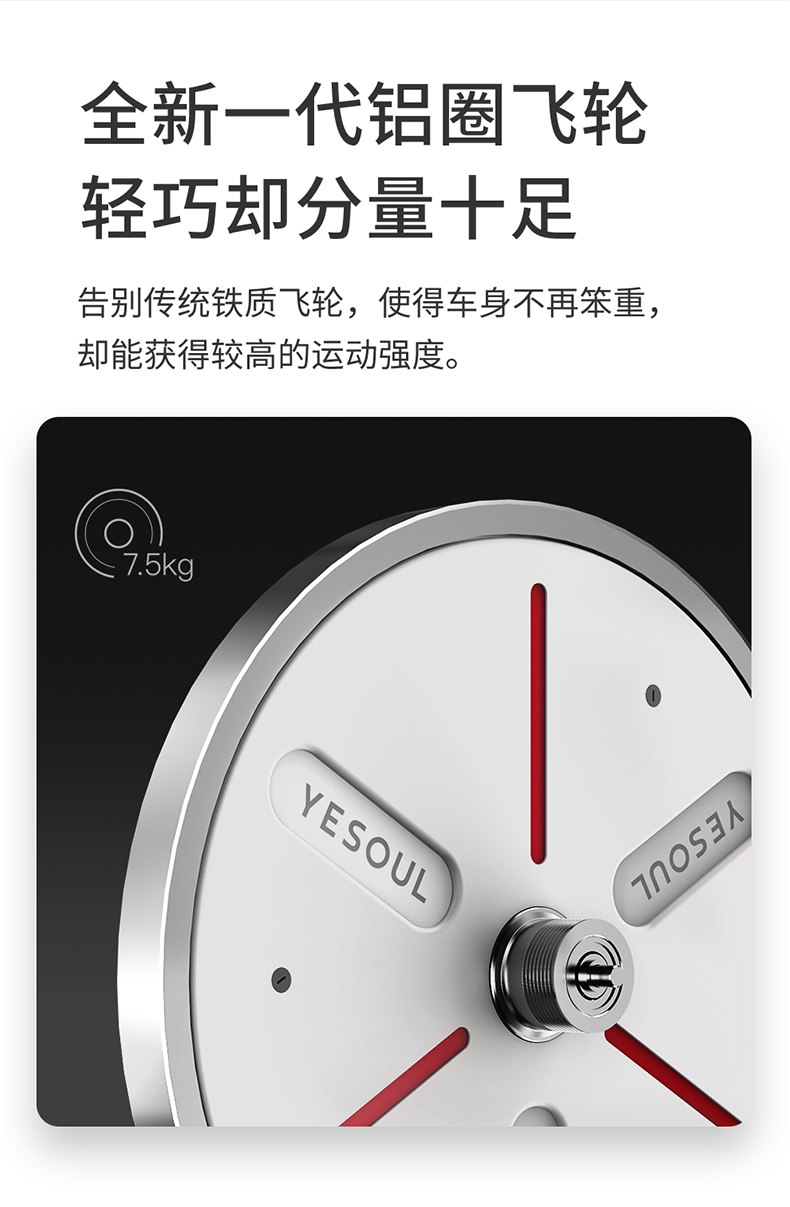 yesoul野小兽家用健身房s1动感单车介绍