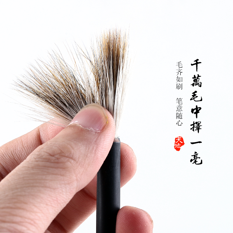 xuan yitang calligraphy and painting with fine line brushes fine brush painting thin gold body line  hook line stroke stroke line writing brush french painting rice paper painting beginner adult practice brush large, medium and small brush