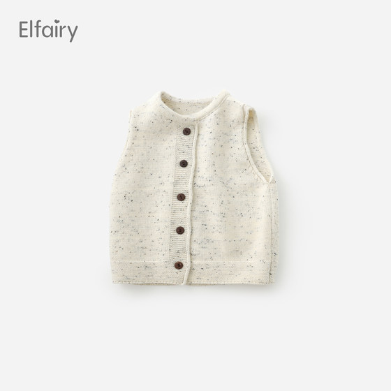 Elfairy knitted vest girl vest cardigan thread boy spring and autumn wear horse clip baby sweater
Elfairy knitted vest girl vest cardigan thread boy spring and autumn wear horse clip baby sweater