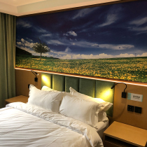 Boutique hotel Hotel standard room 1 2 meters full set of furniture bed Apartment bed and breakfast Double bed 1 8 meters soft bag bed back