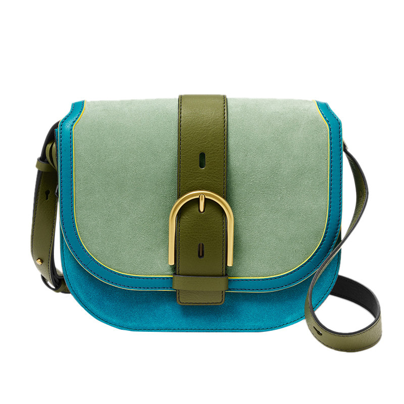 Fossil 化石 WILEY系列 牛皮女式马鞍包单肩包 天猫优惠券折后￥599包邮 3色可选