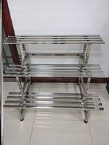 Outdoor Stainless Steel Flower Racks Iron Art Shelf Balcony Green flower Flower Pots Floor Multi-Meat Multilayer Living-room Shelf