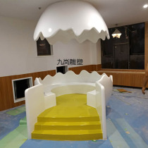 Factory direct sales to undertake GRG basic materials engineering custom board stairs kindergarten stool wall decoration