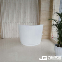 Jiugang GRG space modeling Commercial office office building front desk information desk help desk bar factory customization