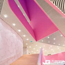 Jiugang GRG plate commercial shopping mall theater conference hall Art center modeling ceiling atrium Factory customization