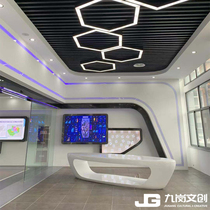 GRG Bar bar Wall ceiling Ceiling Booth hall Sales department Office building Office commercial complex modeling customization