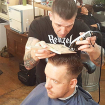 European and American mens hair push comb level meter Adult haircut comb slope precision hair cut comb Professional hairstyle flat comb