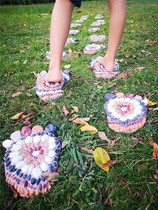 Garden courtyard paving Tin Steps Pebble School about atmospheric upscale decoration rainstone creative feet