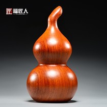 Flower pear wooden carved hoist wiggle with wooden hoist high-end creative hall decoration crafts New Customer relocation gift