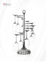 Red Wine Glass Hanging Upside Down High Foot Cup Shelf Home Light Gear Creative Minimalist Creative Crystal Wine Glass Shelf