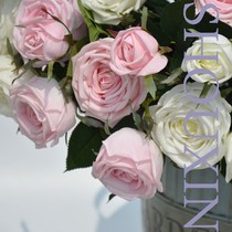 High - grade simulation fake flower feel moisturized rose guest atmosphere 1 new bedroom fittings with light luxury wedding bouquet