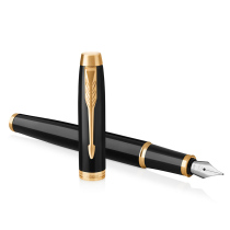 PARKER PARKER Pen official flagship store gift gift gift IM pure black Liya ink pen gift box men high-grade business signature pen metal lettering