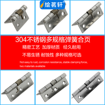 304 stainless steel spring hinge Self-closing hinge Cabinet spring hinge Automatic furniture wardrobe spring hinge