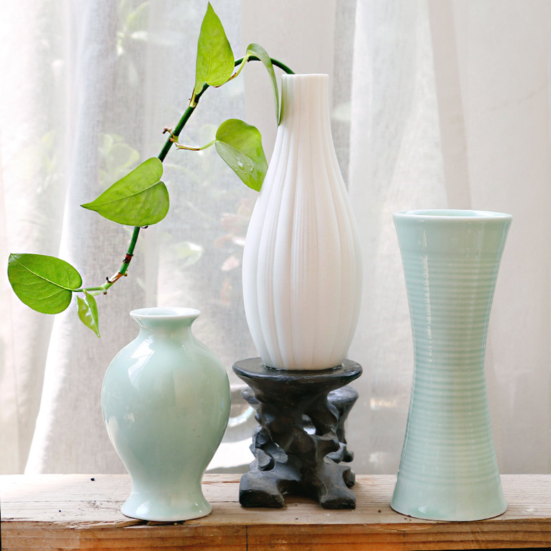 Sitting room place flowers other lucky bamboo hydroponic ceramic vase dried flower flower plant flowers, flowers home