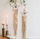 Nordic cotton rope aerial pendant hanging basket bedroom wind chime home living room decoration storage hanging bag balcony gardening net bag Nordic cotton rope aerial pendant hanging basket bedroom wind chime home living room decoration storage hanging bag balcony gardening net bag