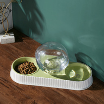 Cat mobile water dispenser unplugged pet cat bowl Bowl dog drinking device cat automatic feeding drinking water artifact