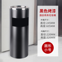 Vertical elevator ashtray stainless steel 3 square trash can hotel lobby with commercial hotel outdoor entrance soot