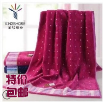 Single towel cotton bath towel soft cut velvet s3k057 can be equipped with towel square towel Special