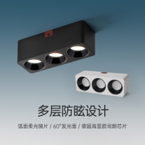 Led cylinder lamp Ming dress Silence Wind 30W High display color Anti-glare Diffuse Rectangular Book Room Fighting Biliary no Main Lamp