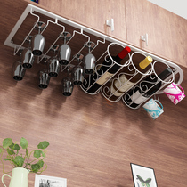 Simple modern wine wine cabinet Hanging wine rack Upside down wine glass rack storage rack Creative wine rack Wine rack