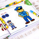 ປື້ມແຕ້ມຮູບເດັກນ້ອຍ Coloring picture book 2-3-6 ປີ baby graffiti picture set 8 kindergarten drawing book coloring book