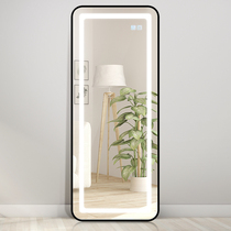 Smart mirror Full-body full-length mirror with frame fitting mirror Luminous mirror Clothing store Hotel bathroom wall-mounted wall light mirror