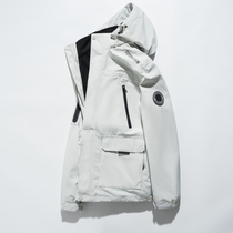 Winter jacket mens skiing thickened detachable three-in-one coat Tide brand windproof waterproof outdoor mountaineering suit women