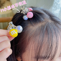 Cherry small grab clip m Bean hairclip girl cute hairpin child broken hairclip does not hurt small hair small hair grab headgear female
